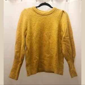 H&M Mustard Mohair Wool Knit Sweater 💛